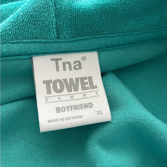 Aritzia TNA “towel” zip up - Picture 3 of 4